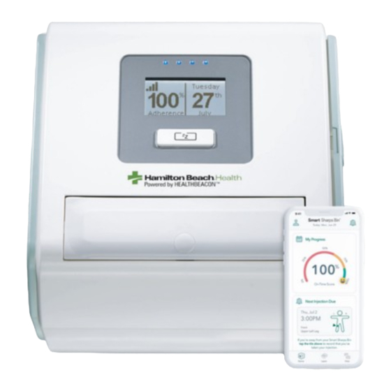 Hamilton Beach Health Smart Sharps Bin Use & Care Manual