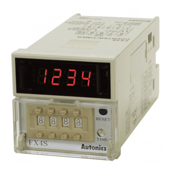 Autonics FXS Series Manual