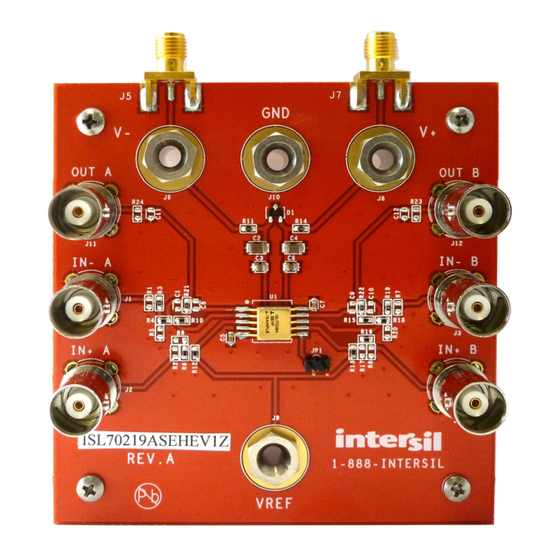 Intersil ISL70219ASEHEV1Z User Manual