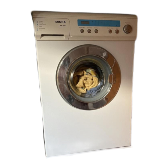Minea WM3800 User Manual