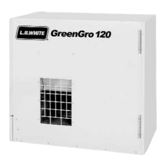 L.B. White FUEL HD120 Manuals