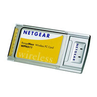 Netgear WPN511 - RangeMax Wireless PC Card User Manual