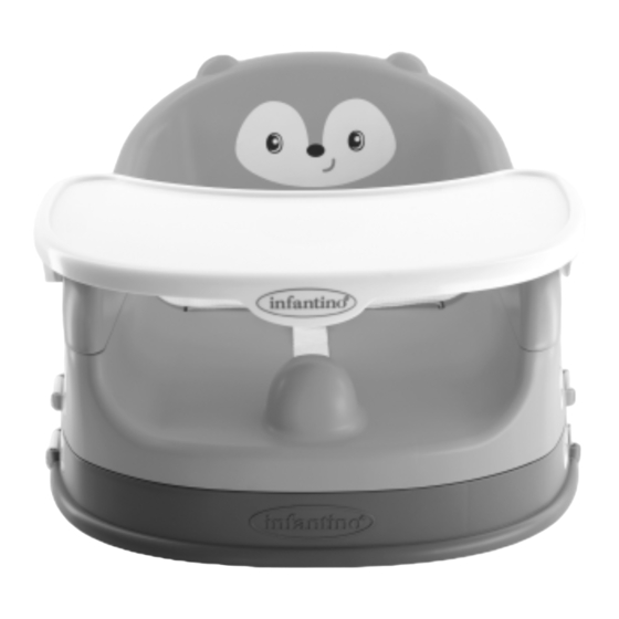 Infantino Grow-With-Me 4-in-1 Two-Can-Dine Feeding Booster Seat Owners Manual Instructions