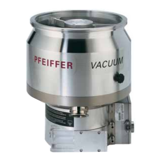 Pfeiffer Vacuum TPU 2101 P Operating Instructions Manual