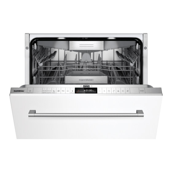 Gaggenau DF210700 Use And Care Manual