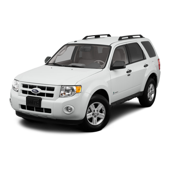 Ford Escape Owner's Manual