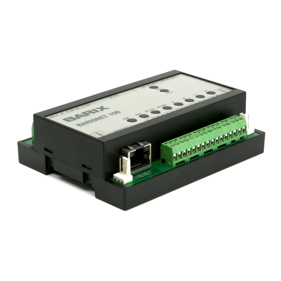 BARIX BARIONET 100 Quick Install Manual