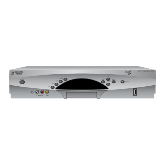 Scientific Atlanta Explorer 8240C Connection Manual