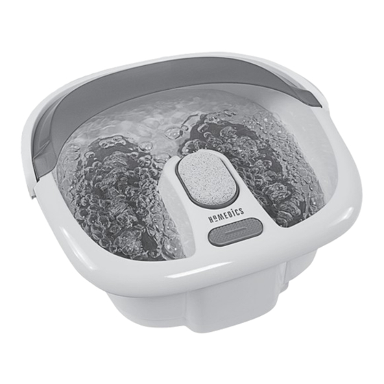 HoMedics FB-450H-AU Instruction Manual