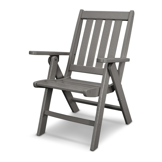 Polywood VND38 Assembly Instructions