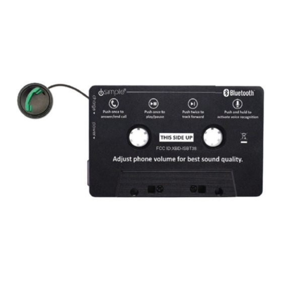 iSimple CallCassette BT User Manual