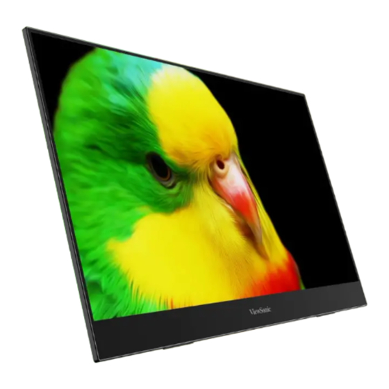 ViewSonic VX1622-4K Quick Start Manual
