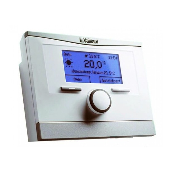 Vaillant VR 91 Operating And Installation Instructions