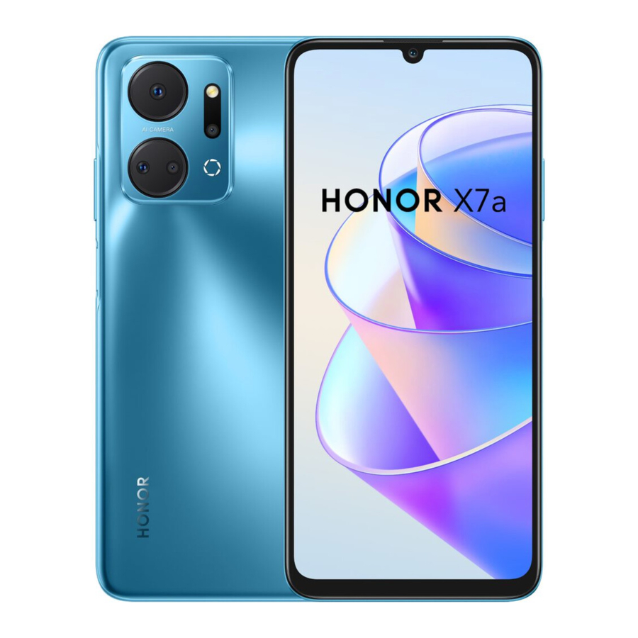 HONOR X7a, RKY-LX2 - Smartphone Quick Start Guide