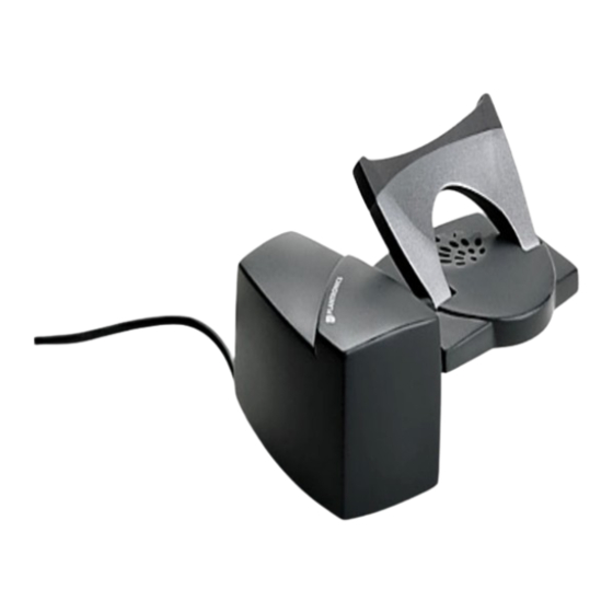 Plantronics HL10 Quick Reference Manual