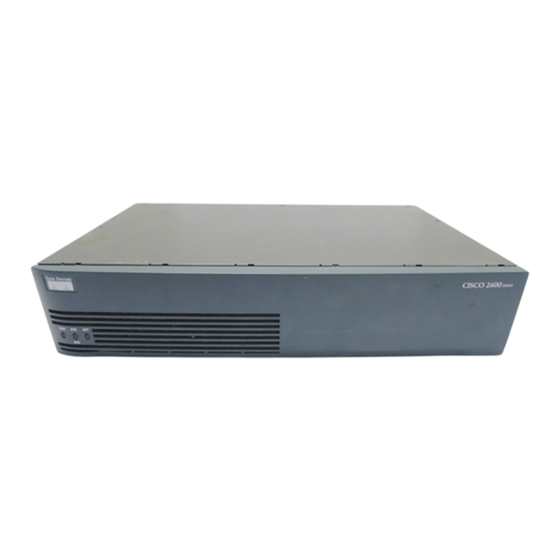 Cisco 2691 Quick Start Manual