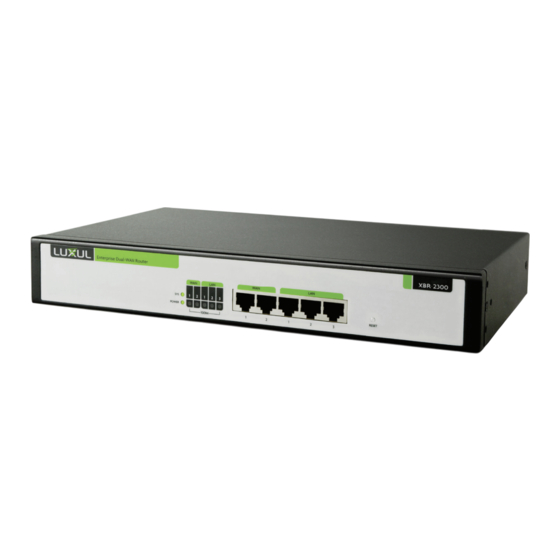 Luxul XBR-2300 User Manual