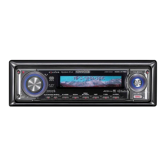 Kenwood KDC-MP732 Instruction Manual