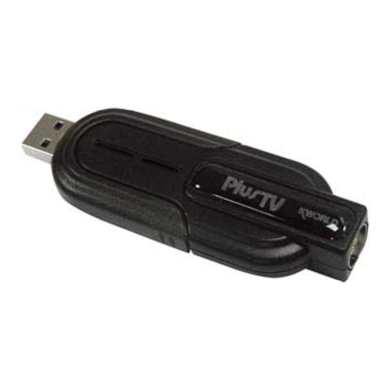 KWorld Plus TV PVR-TV 305U Installation Manual