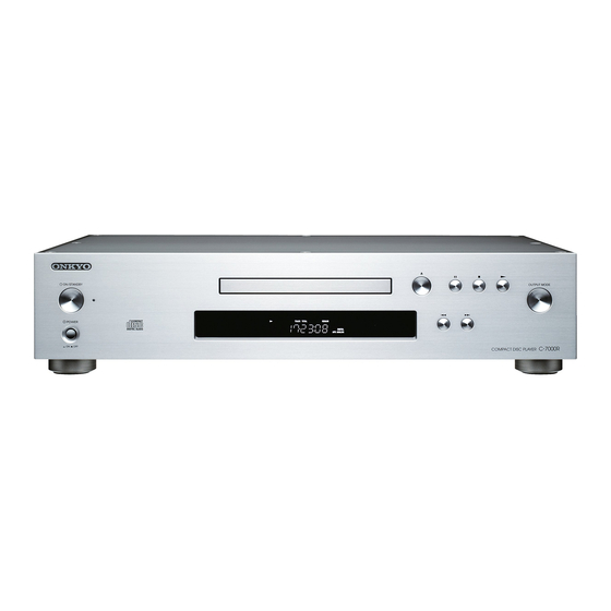 Onkyo C-7000R Service Manual