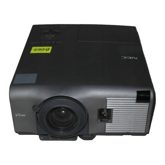NEC MultiSync VT440 User Manual