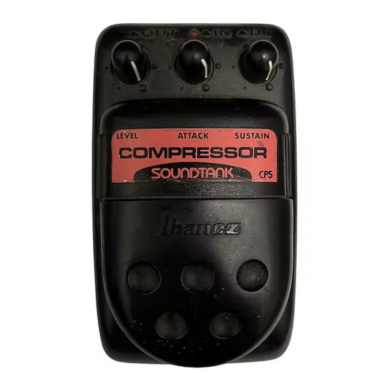 Ibanez Soundtank CP5 Owner's Manual