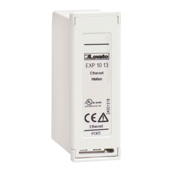 LOVATO ELECTRIC EXP10 13 Manual
