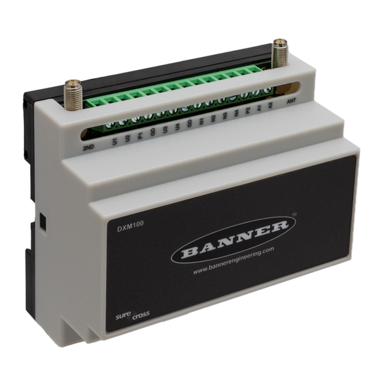 User Manuals: Banner DXM100-S Series Controller