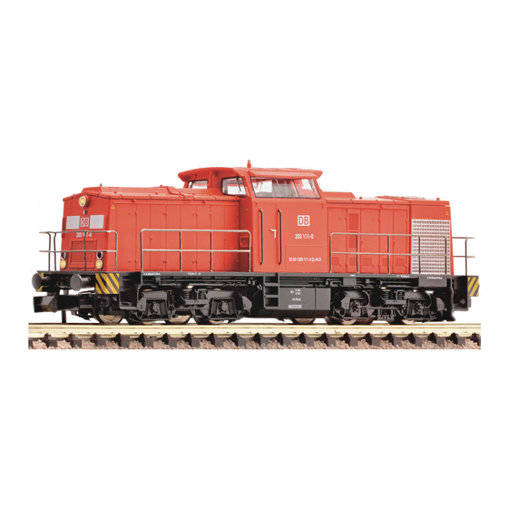 Fleischmann Diesellok BR 203 Operating Instructions