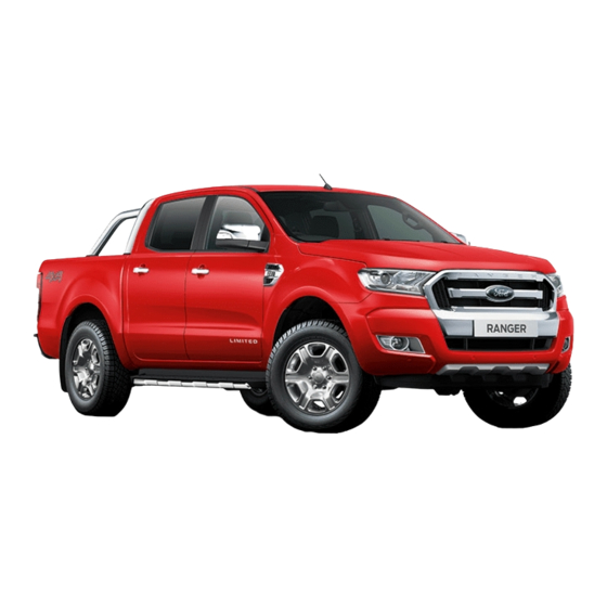 Ford RANGER 2016 Owner's Manual