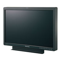 Panasonic BTLH2550P - LCD VIDEO MONITOR Operating Instructions Manual