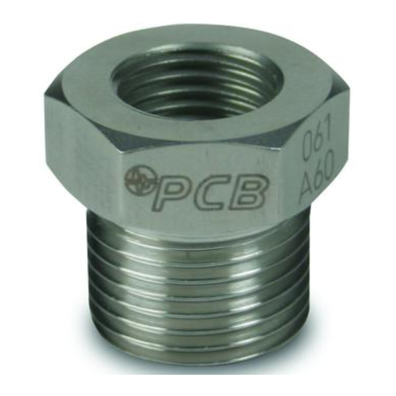 PCB Piezotronics ICP J106B/061A60 Installation And Operating Manual
