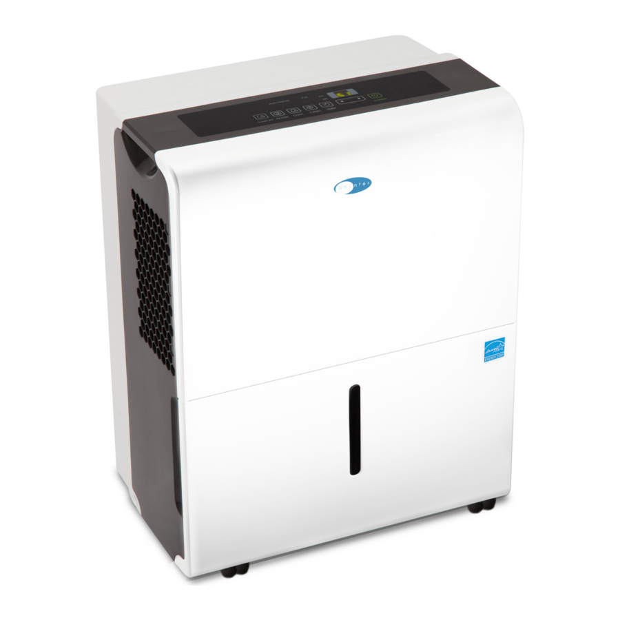 Whynter RPD-311DW, RPD-451DW - PORTABLE DEHUMIDIFIER Manual
