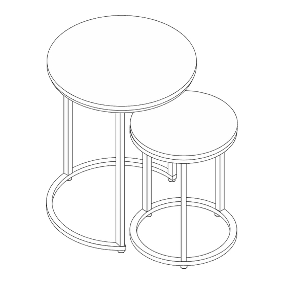 Mocka Vigo Nesting Side Tables Manual