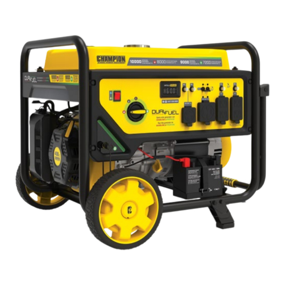 Champion 201460 Quick Start Manual