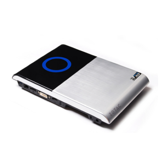 Zotac ZBOX Quick Start Manual