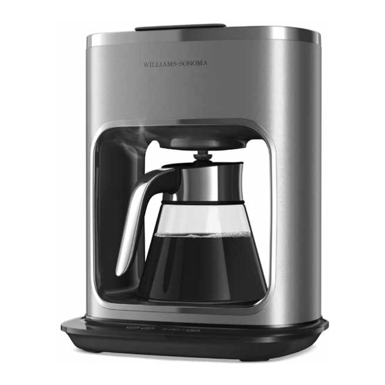 Williams-Sonoma 12-Cup Glass User Manual