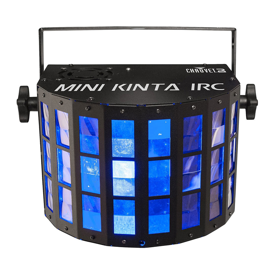 Chauvet Mini Kinta Quick Reference Manual