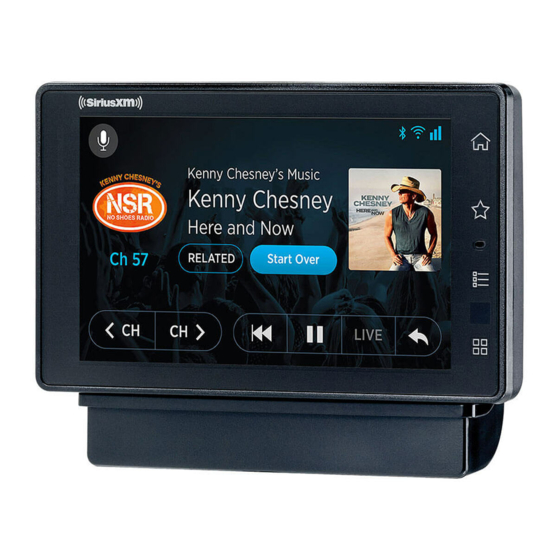 Sirius XM RAdio 360L Product And Feature Manual