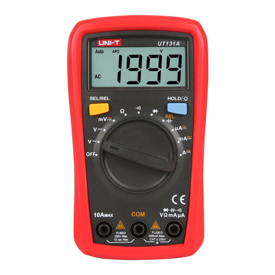 UNI-T UT131A User Manual