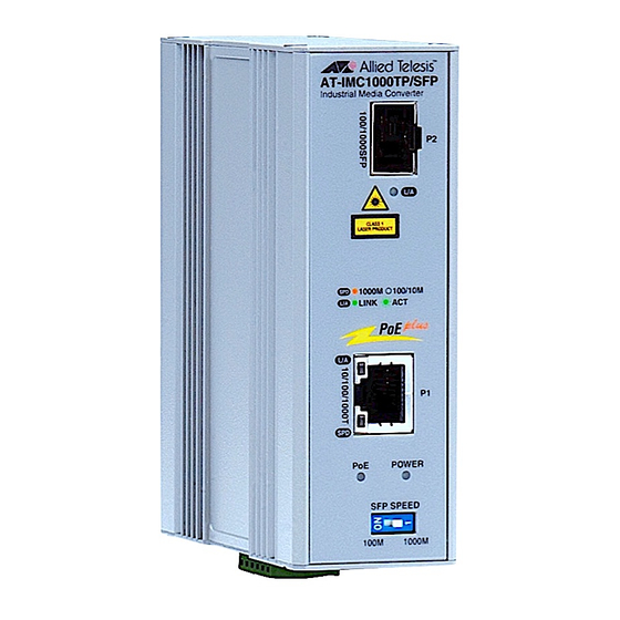 Allied Telesis AT-IMC1000TP/SFP User Manual