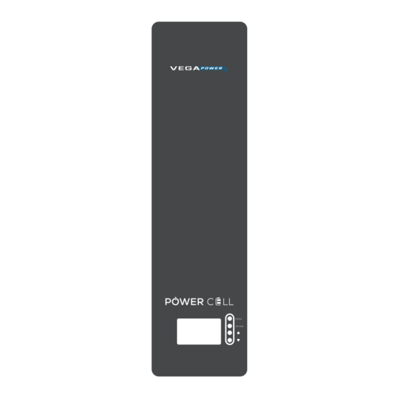 User Manuals: VEGA POWER POWER CELL Solar Battery