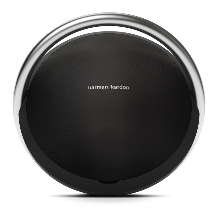 Harman Kardon Onyx - Wireless Speaker System Manual