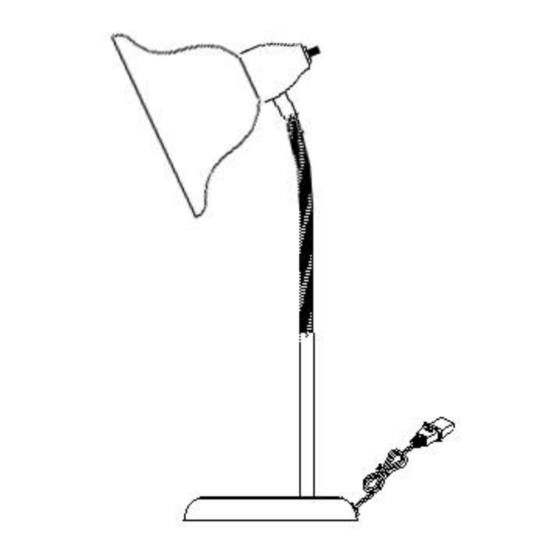 HAMPTON BAY 601-149 Gooseneck Desk Lamp Manuals