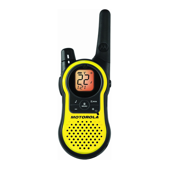 Motorola MH230R - Range FRS/GMRS Radio User Manual