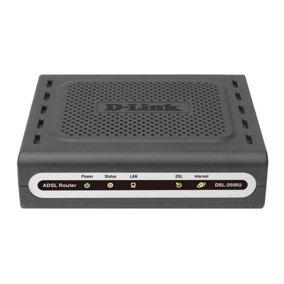 D-Link DSL-2500U User Manual