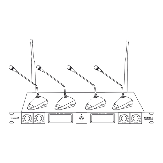 Work Pro WR 4000 User Manual
