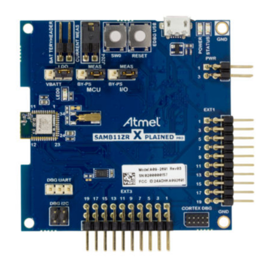 Microchip Technology ATSAMB11 User Manual