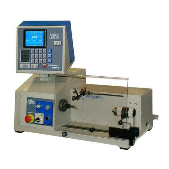 TPC ERN C Series Coil Winding Machine Manuals