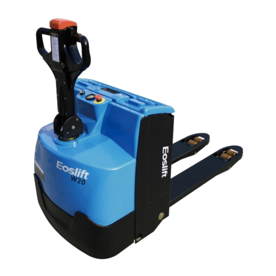 Eoslift W20 Series Operating Instructions Manual